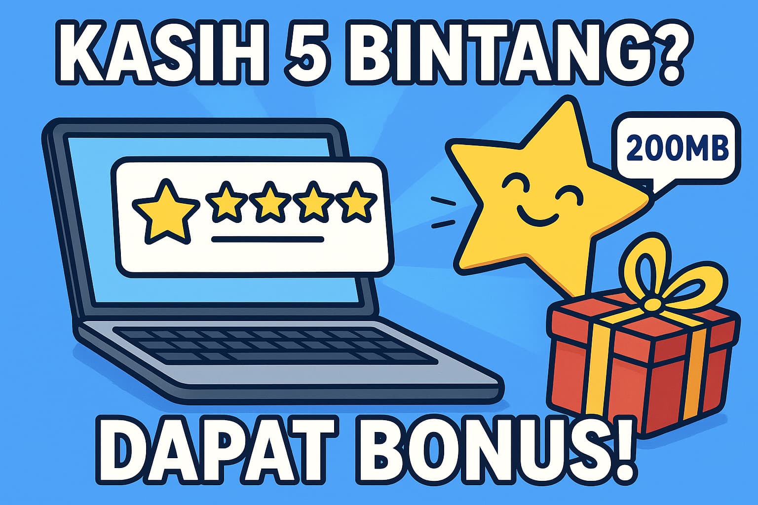 Kasih Bintang 5, Dapat Space Tambahan!