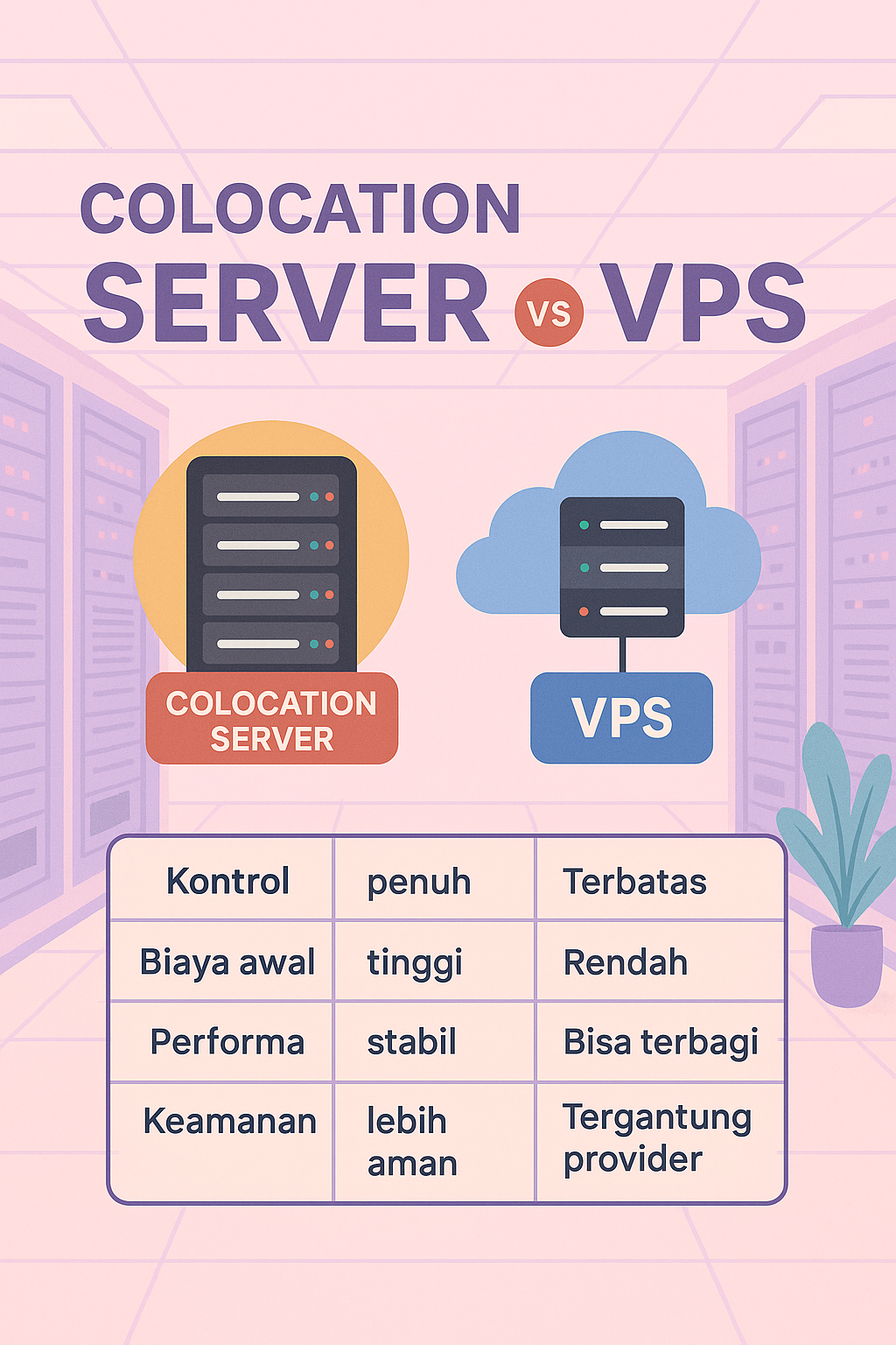 Perbandingan Colocation Server vs VPS