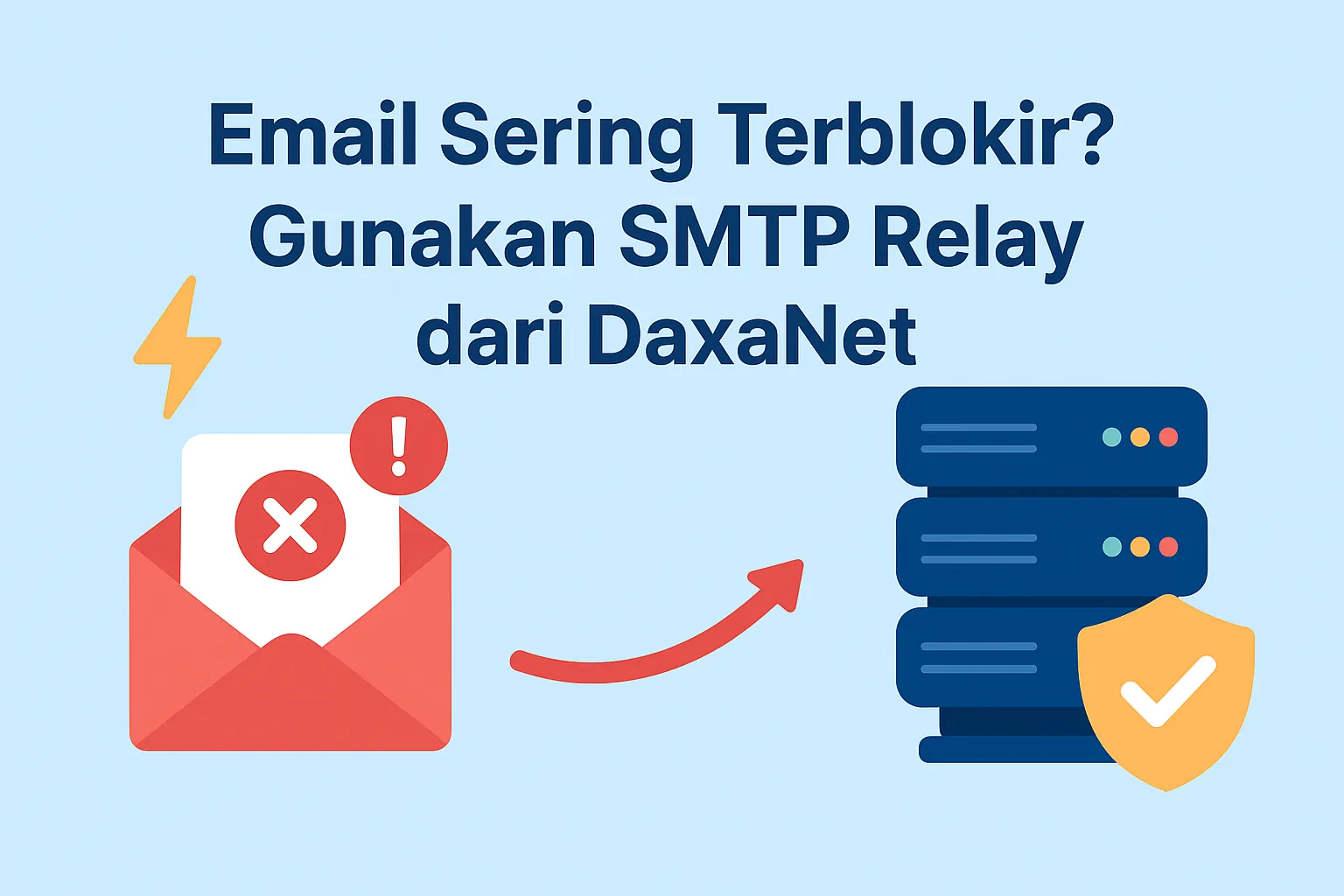 Email Sering Terblokir? Gunakan SMTP Relay dari DaxaNet