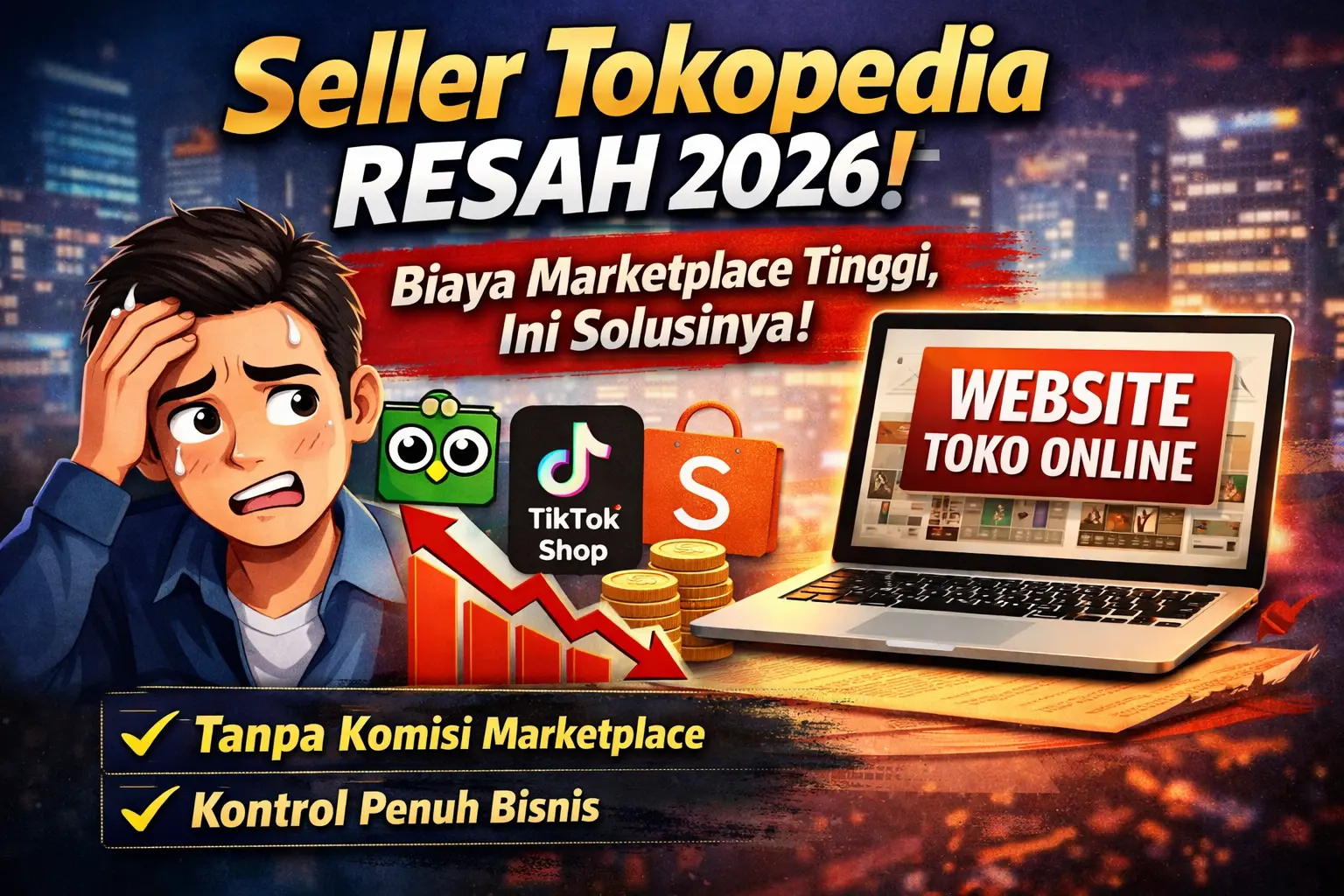 Seller Tokopedia mengeluh setelah integrasi TikTok Shop